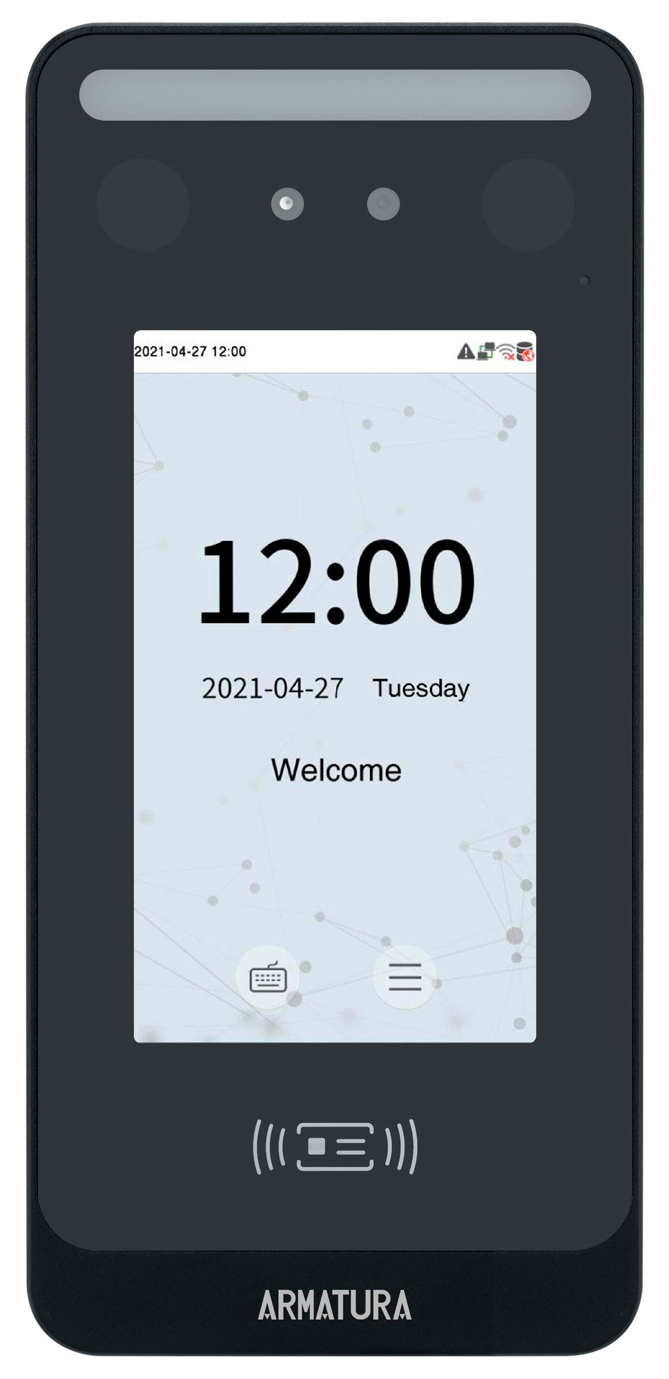 Torus, All-In-One Biometric Reader with Palm and Face Authentication Prox QR and Bluetooth 2149799
